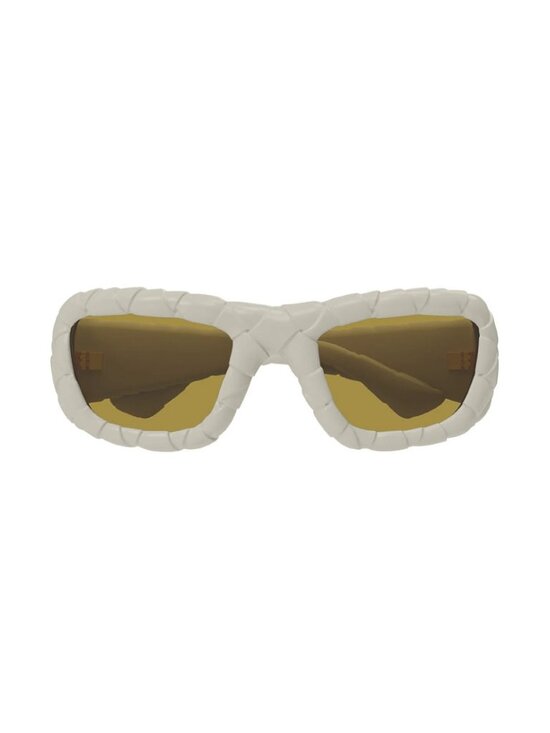 NEW BOTTEGA VENETA SUNGLASSES WOMEN WHITE BV1303S 006 main image 4
